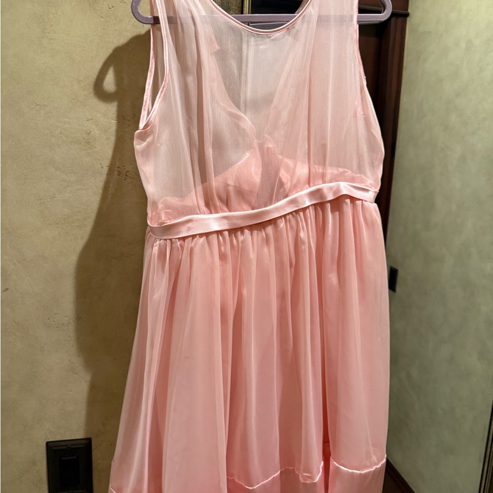 Elegant Pink Flower Girl Dress